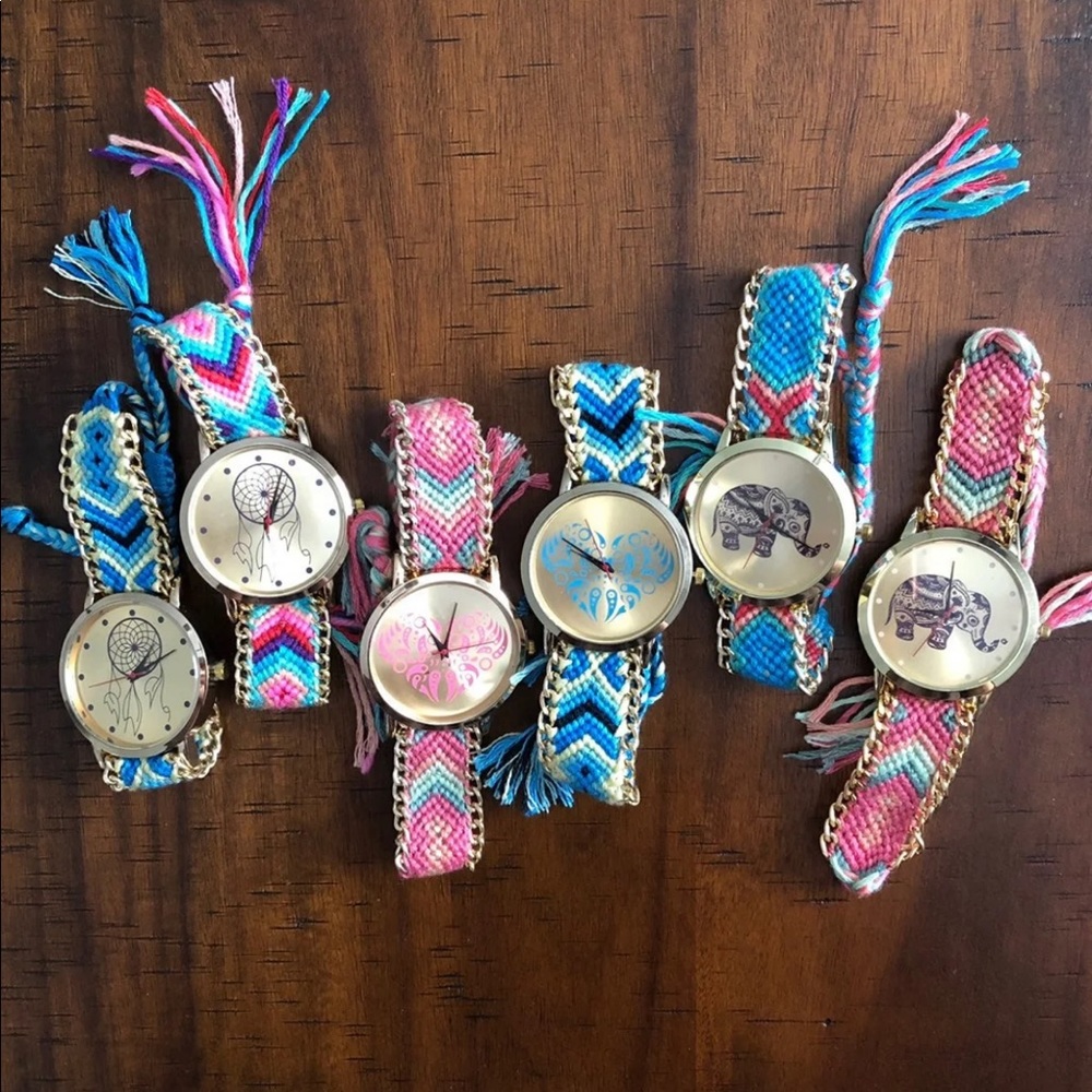 Boho Woven bracelet watch